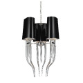 Lampe pendante en acier noir Lampshade (GD2013-3M)